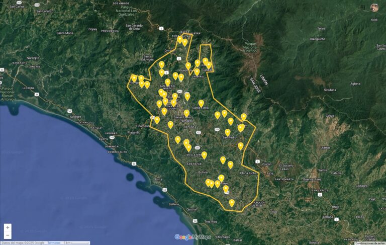 Mapa de cobertura ProNet